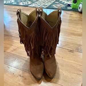 Smokey Mountain Fringe Cowgirl Boots